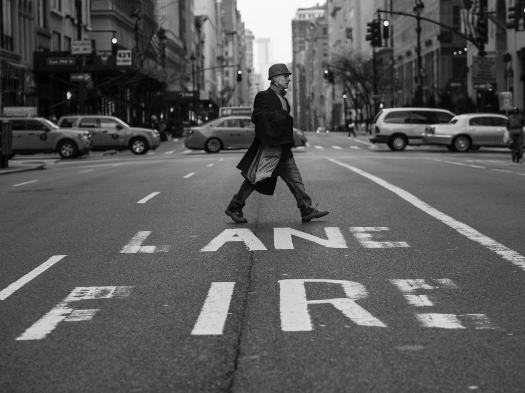 lane on fire // new york